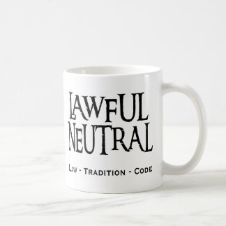 "Gesetzliche neutrale Person " Kaffeetasse
