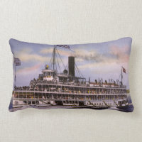 Gesetzt in Bucht-Vintagen Passagier-Dampfer Great