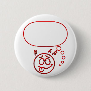 Gesicht #3 (mit Spracheblase) Button
