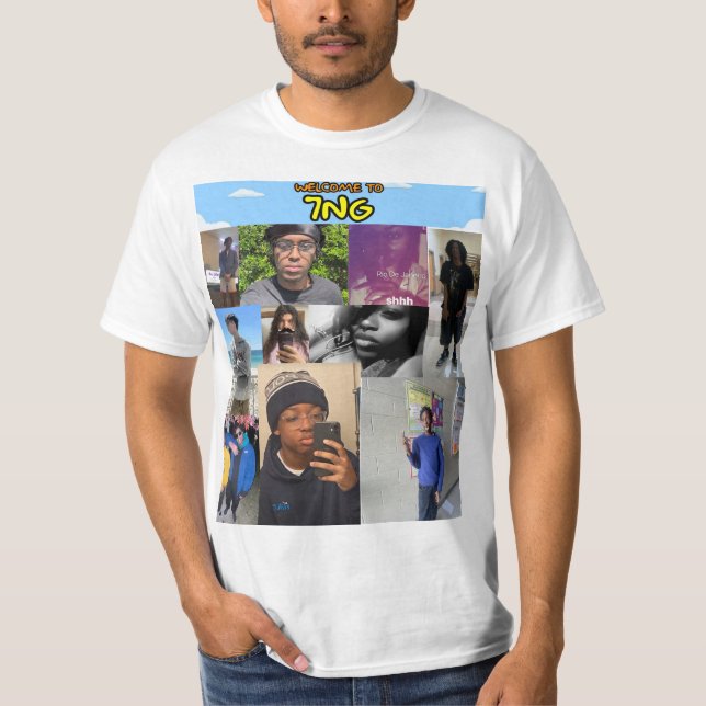 Gesicht der 7. Männer T-Shirt (Vorderseite)