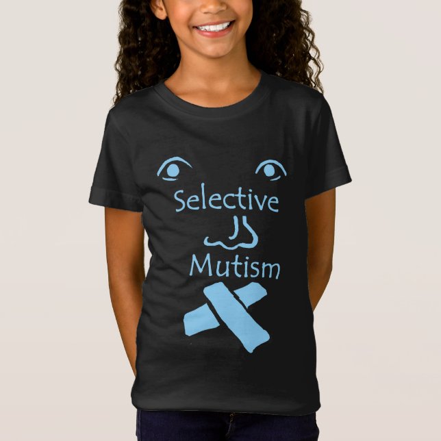 Gesicht der Mutismusdunkelheit T-Shirt (Vorderseite)