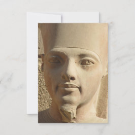 Gesicht der Tutankhamun Flachbildschirm-Grußkarte Karte