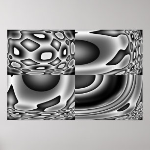 Gesicht des bösen Posters Poster