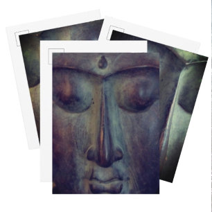 Gesicht des Buddha Postkarte