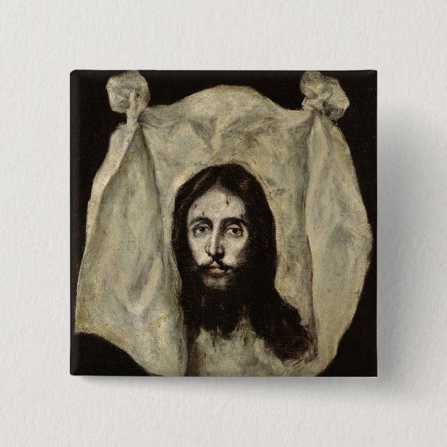 Gesicht des Christus Button (Vorderseite)