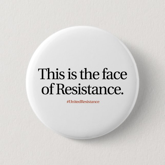 Gesicht des Widerstand-Knopfes Button (Vorderseite)