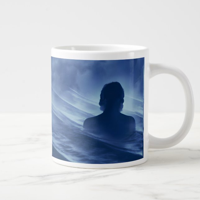 Gesicht es allein Jumbo-Tasse (Rechts)