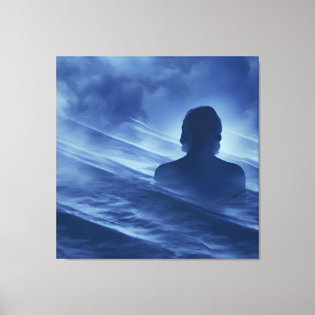 Gesicht es allein leinwanddruck (Vorderseite)