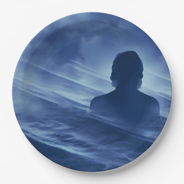 Gesicht es allein pappteller (Vorderseite)