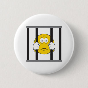 Gesicht im Gefängnis Button