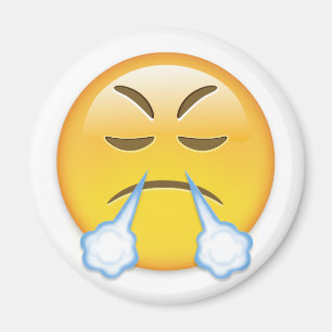 Gesicht mit Blick von Triumph Emoji Magnet