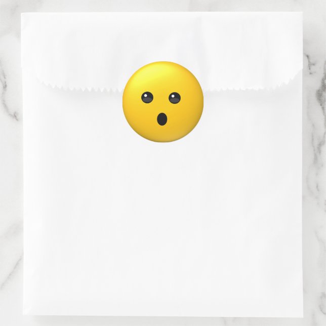 Gesicht mit offenem Mund emoji Aufkleber
