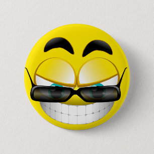 GESICHT MIT SONNENSCHUTZ BUTTON