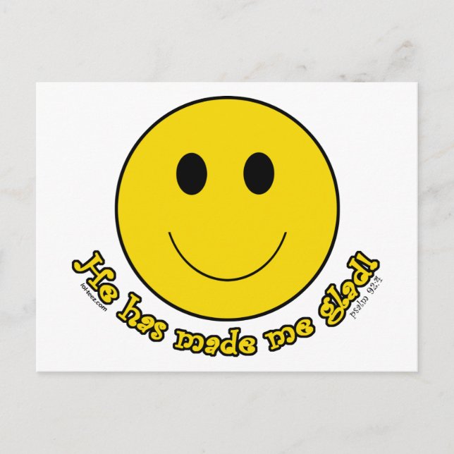 Gesicht Postkarte (Vorderseite)