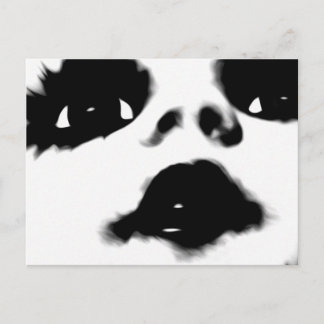 Gesicht  postkarte