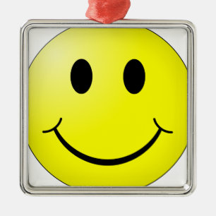 Gesicht Silbernes Ornament