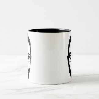 Gesicht (Tasse) Zweifarbige Tasse
