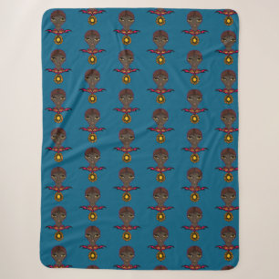 Gesicht und Band Sherpadecke