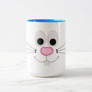 Gesicht Zweifarbige Tasse