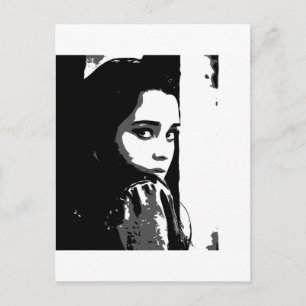 Gesichter 5 postkarte