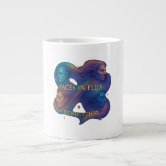 Gesichter der Flux-Tasse - Identitätsfluss Art Jumbo-Tasse