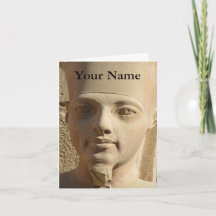 Gesichter der Tutankhamun Geburtstagskarte