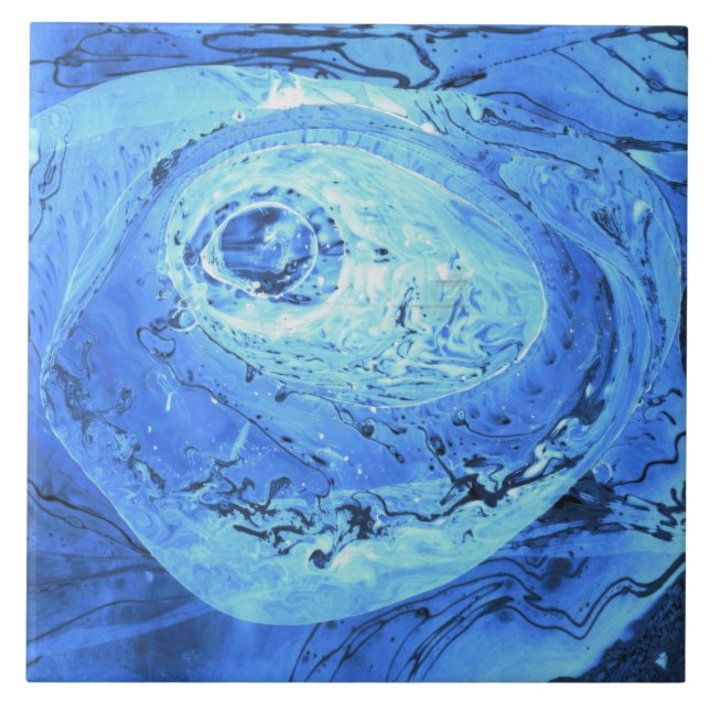 Gesichter der Wasser-Fliese Fliese (Vorderseite)