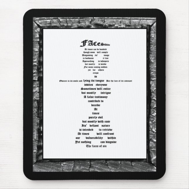 Gesichter des Sins Mousepad (Vorne)