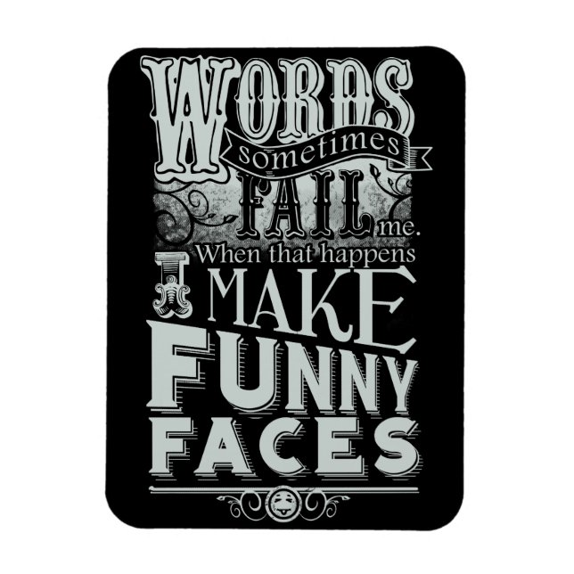 Gesichter herstellen magnet (Vertikal)