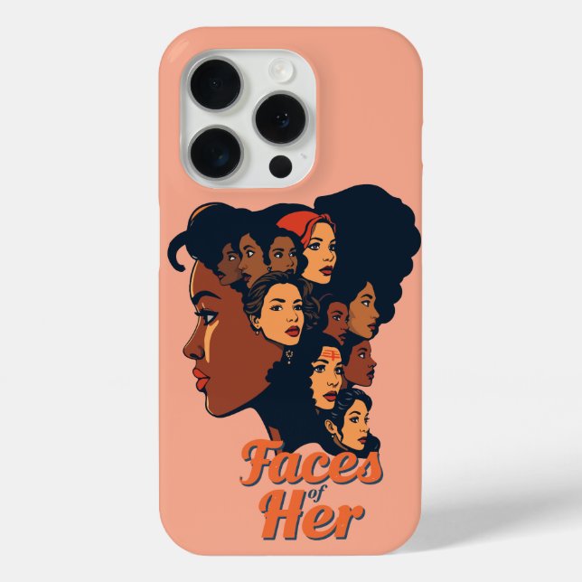 Gesichter ihrer Feier zur Geschichte der Frauen im Case-Mate iPhone Hülle (Rückseite)