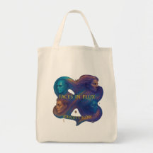 Gesichter im Flux Tote Bag - künstlerischer Identi