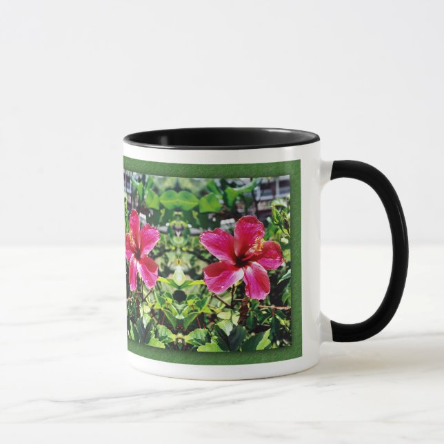 Gesichter in den Blätter... Tasse (Rechts)