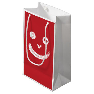Gesichter Niedliche Liebe Frieden Freude Custom Ge Kleine Geschenktüte