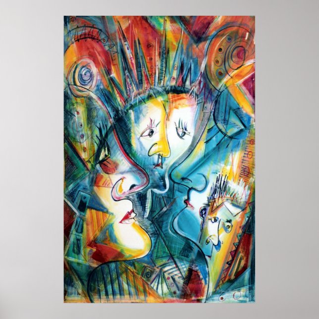 Gesichter Poster (Vorne)