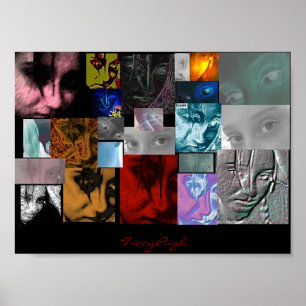 Gesichter Poster