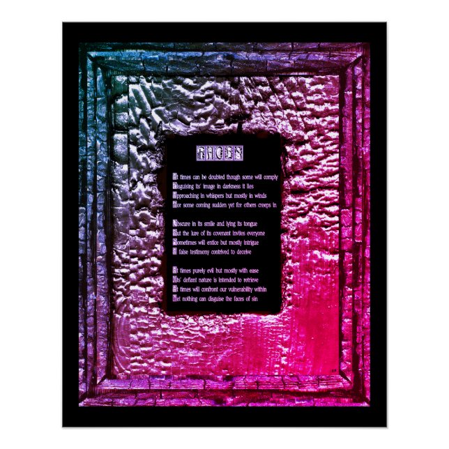 Gesichter Poster (Vorderseite)