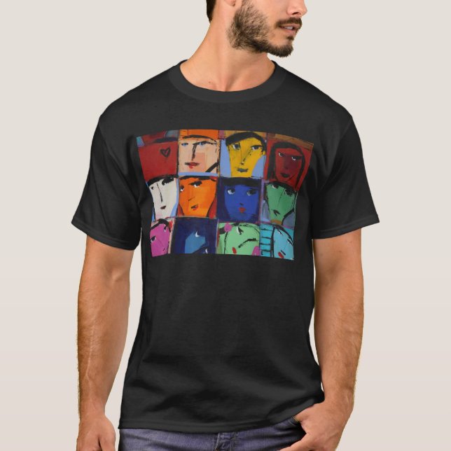 Gesichter T-Shirt (Vorderseite)