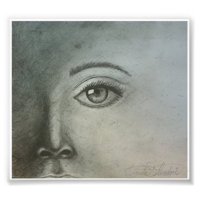 Gesichter und Schatten - Amanda Salvadori Fotodruck (Vorne)