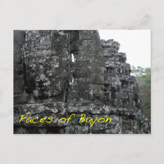 Gesichter von Bayon Postkarte