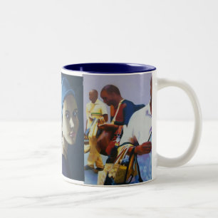 Gesichter von Italien Zweifarbige Tasse