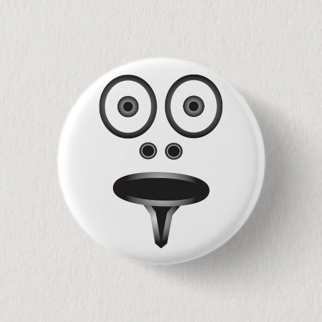 Gesichts-Abzeichen Button (Vorderseite)