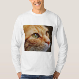 Gesichts einer Ingwerkatze bestimmt T-Shirt