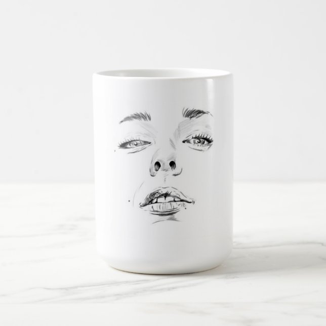 Gesichts-Schale Kaffeetasse (Mittel)