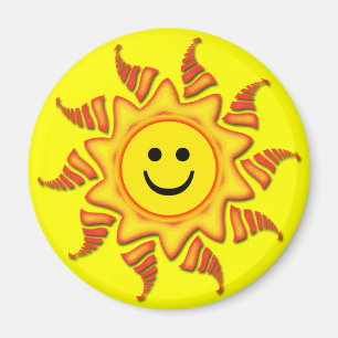 GESICHTS-SONNE MAGNET