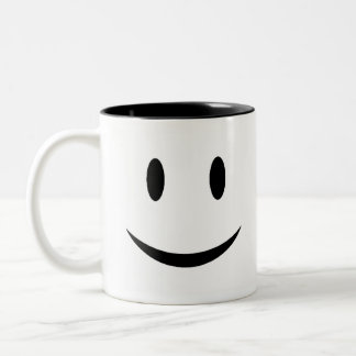 Gesichts-Tasse Zweifarbige Tasse
