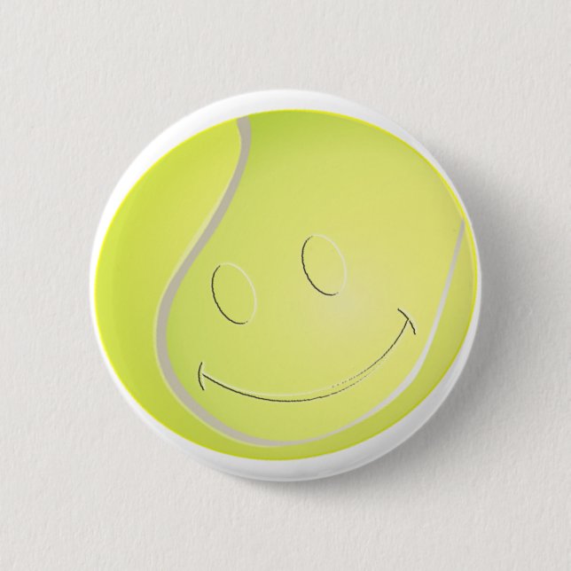 GESICHTS-TENNISBALL BUTTON (Vorderseite)