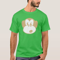 Gesichts-Tiert-shirt des Affen unverschämtes