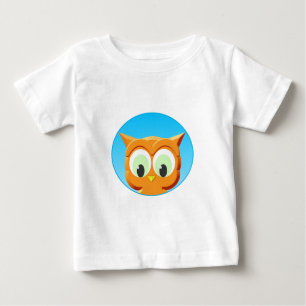 Gesichtsausdruck einer kleinen Schale Baby T-shirt