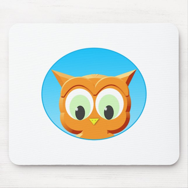 Gesichtsausdruck einer kleinen Schale Mousepad (Vorne)