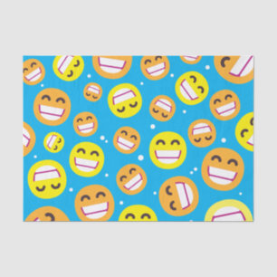 Gesichtsausdruck Lächelnde Augen Emojis Editable F Seidenpapier